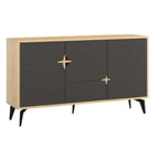 Decortieliving - Spark Console Sideboard 3 Doors 35 x 140 x 79.3 cm