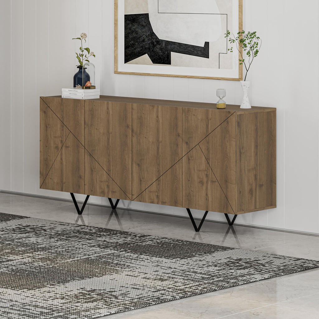 Meuble de rangement 4 portes Jakomen