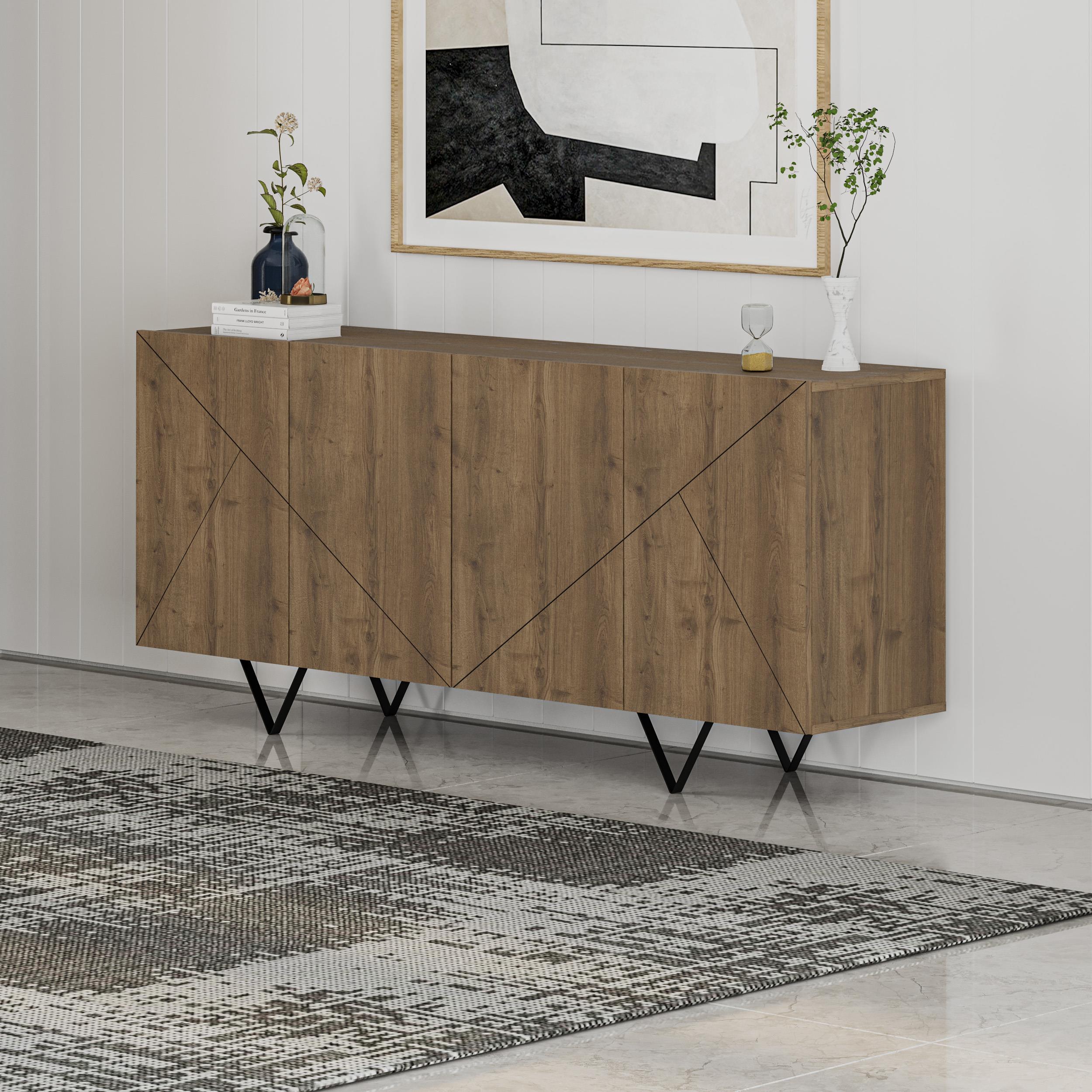 Meuble de rangement 4 portes Jakomen