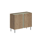 Decortieliving - Norm Sideboard 2 Doors Natural Oak-Sandstone 100 x 40.5 x 82.9 cm
