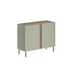 Decortieliving - Norm Sideboard 2 Doors Natural Oak-Sandstone 100 x 40.5 x 82.9 cm