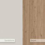 Decortieliving - Vesco Modern Sideboard Natural Oak Sandstone 150cm
