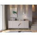 Buffet moderne Vesco Chêne naturel grès 180cm