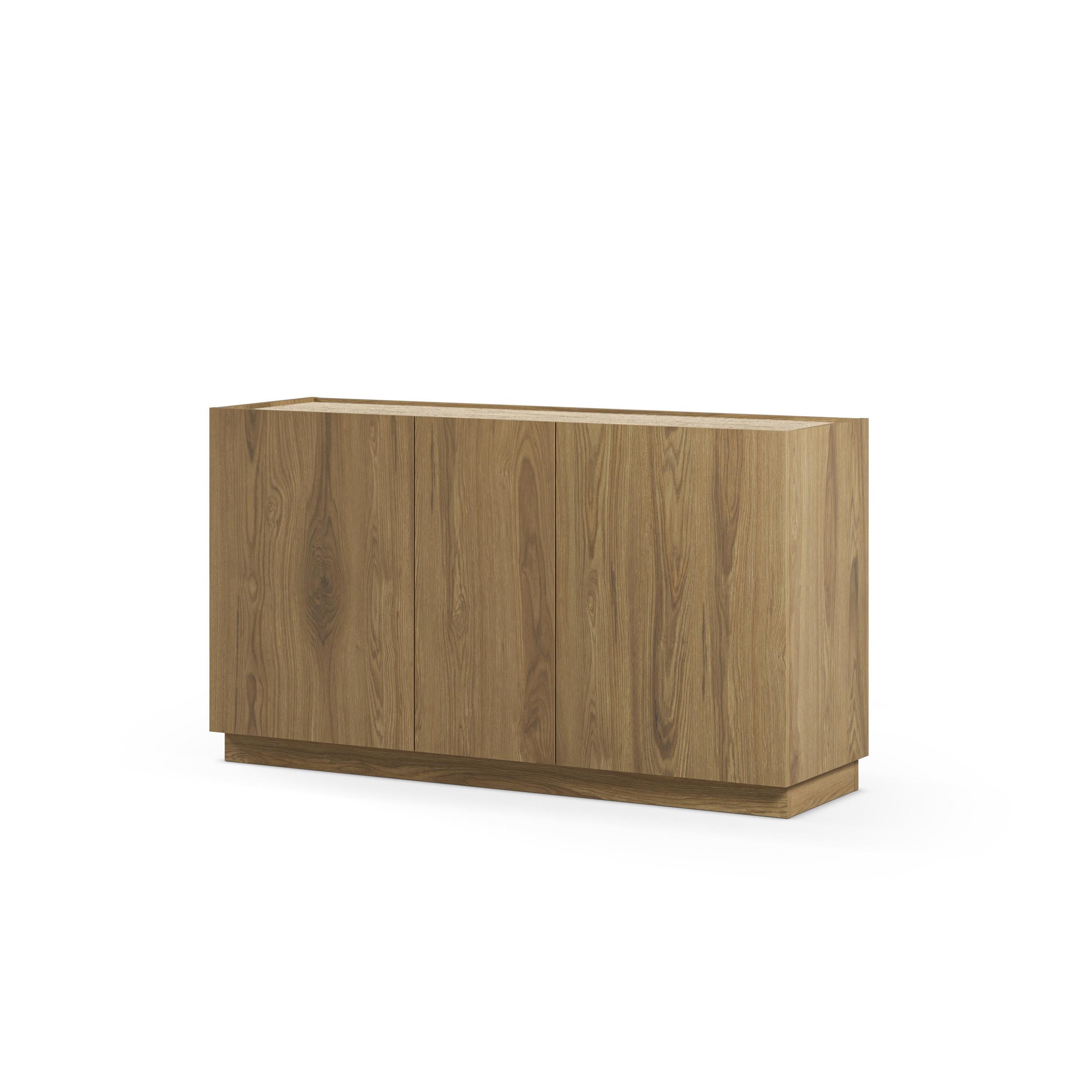 Buffet Dione Chêne & Effet Travertin 140cm