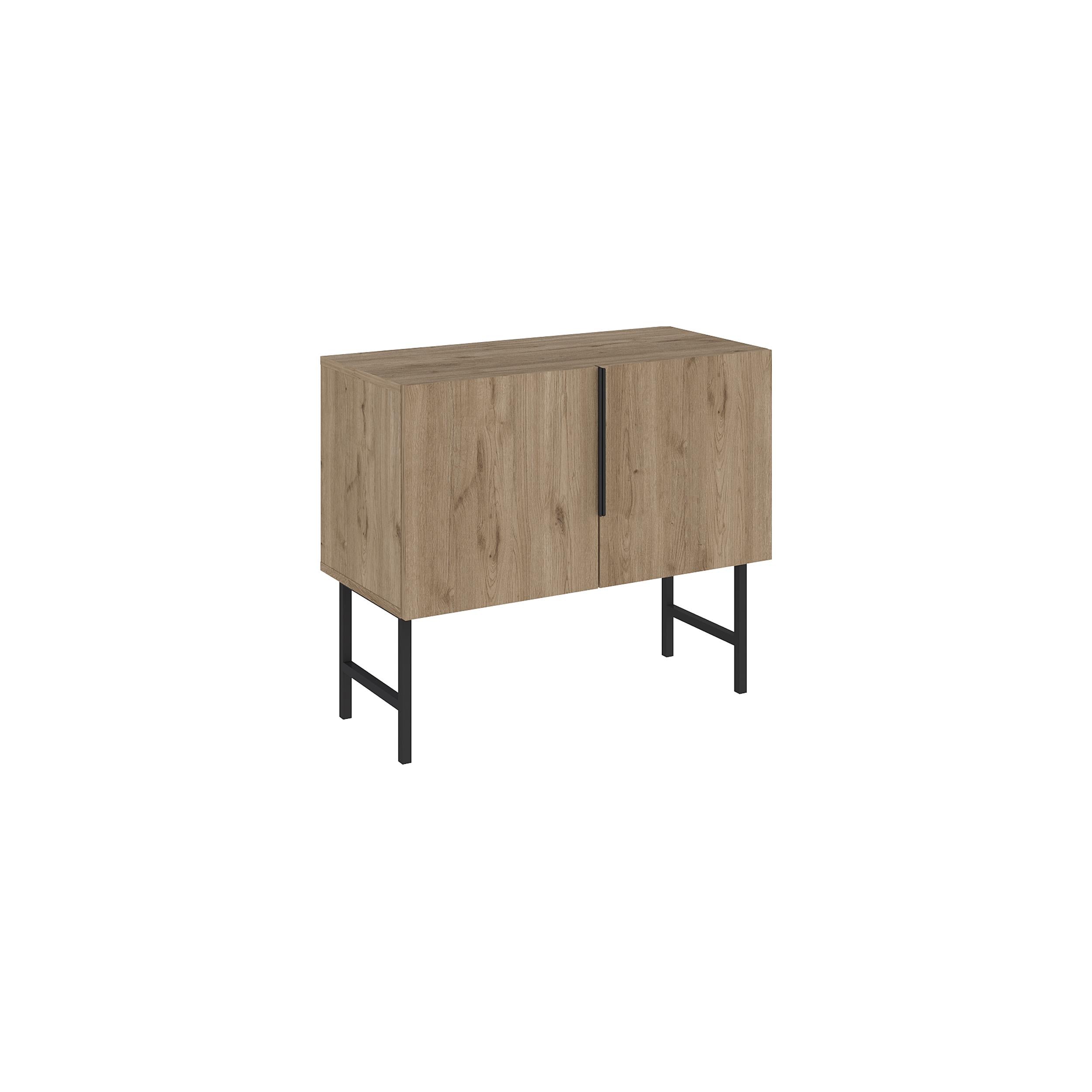 Meuble console Tona – Unité de rangement à 2 portes