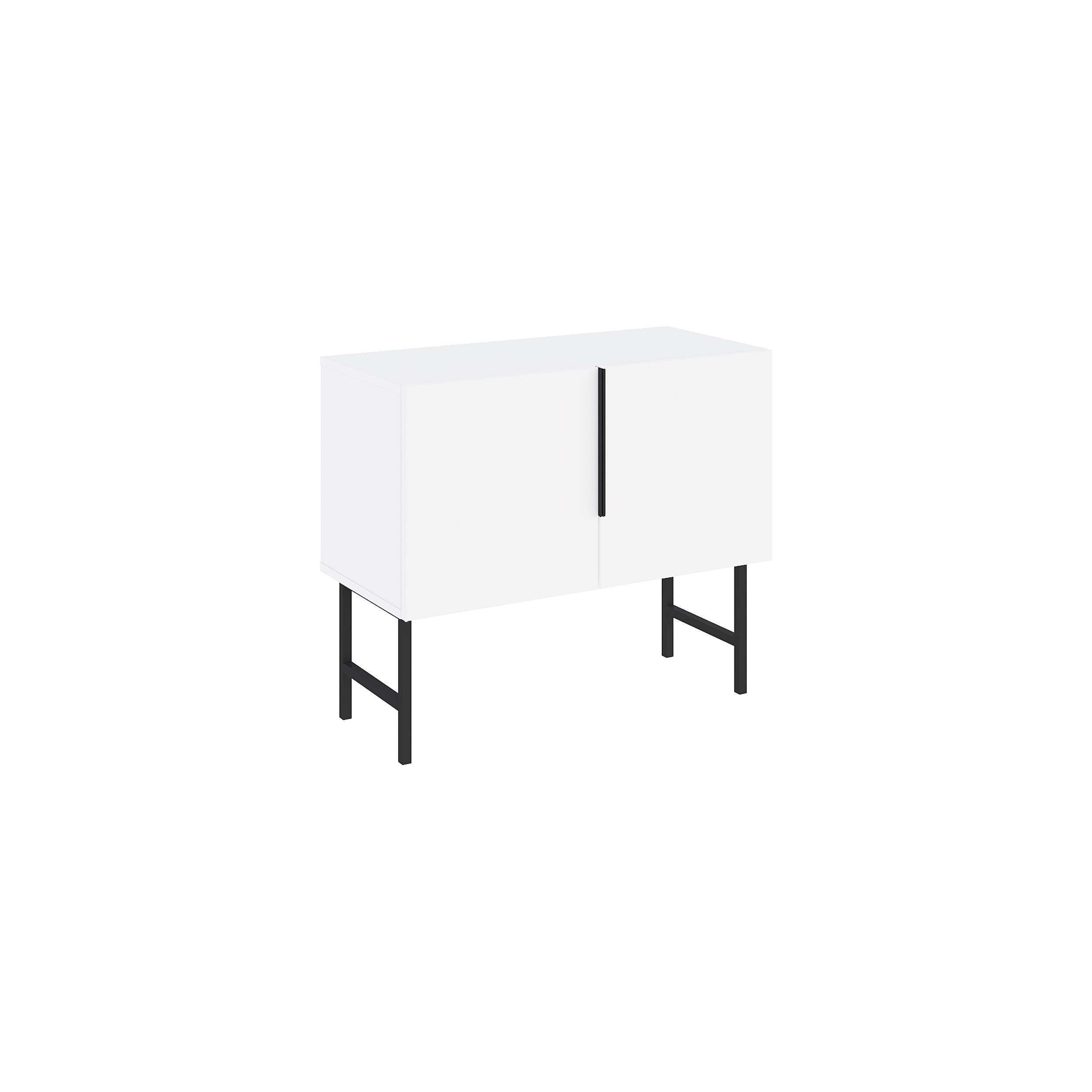 Meuble console Tona – Unité de rangement à 2 portes