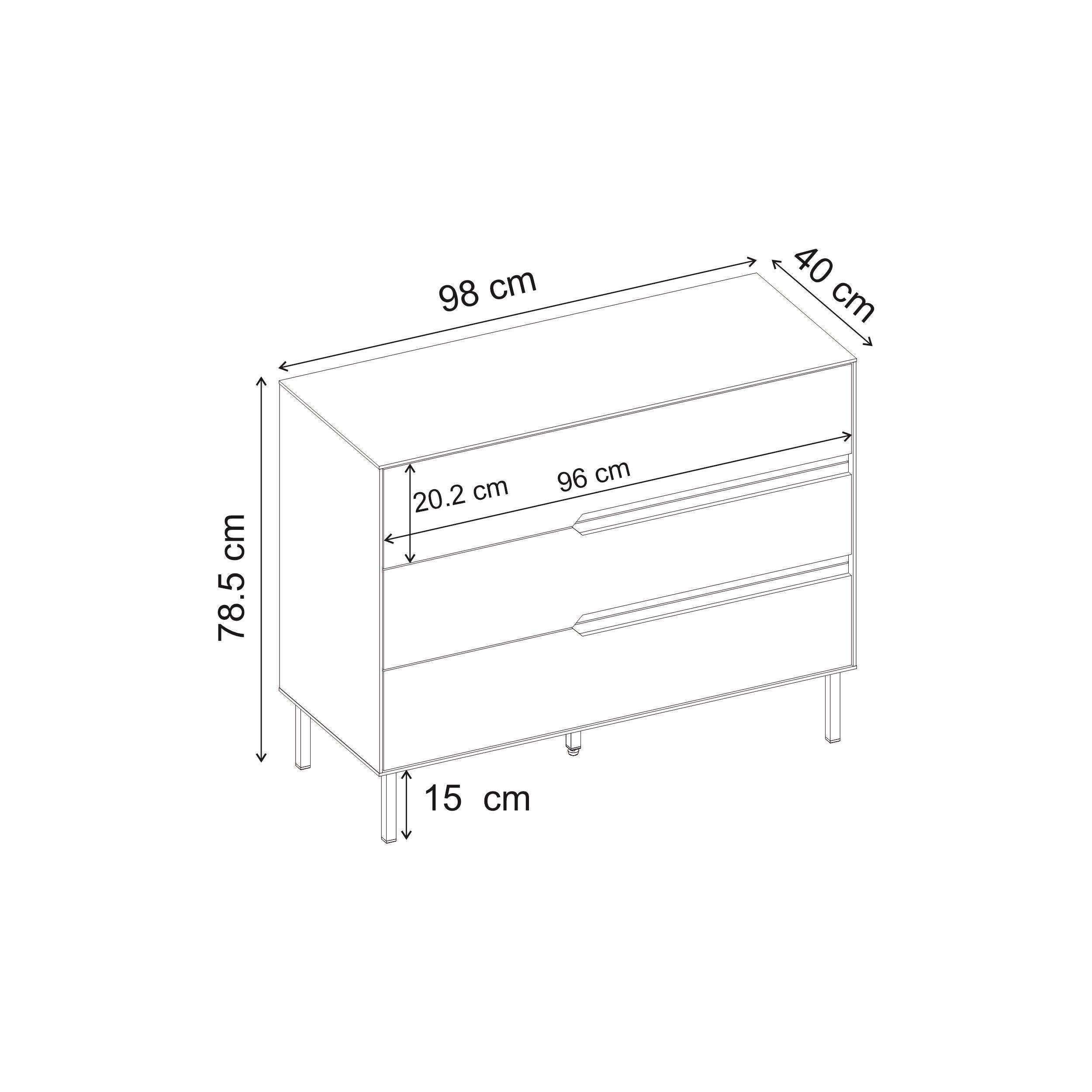Decortieliving - Arch Modern Chest of Drawers