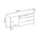 Decortieliving - Arch Modern Sideboard 150cm
