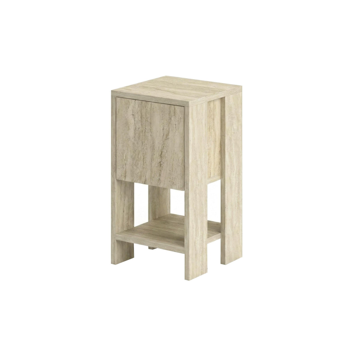 Decortieliving - Ema Modern Bedside Table Bedroom Furniture 30cm Width