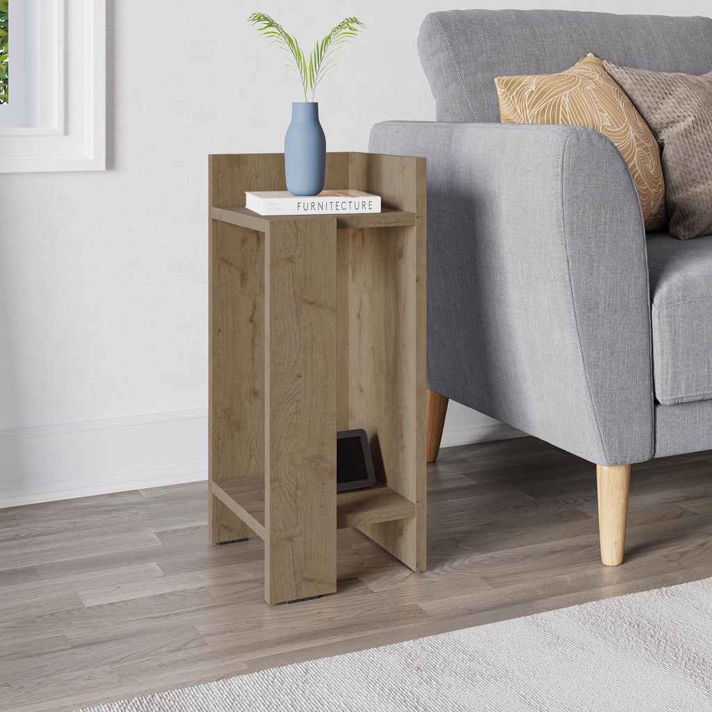 Decortieliving - Elos Modern Bedside Table Right Module 25cm Narrow