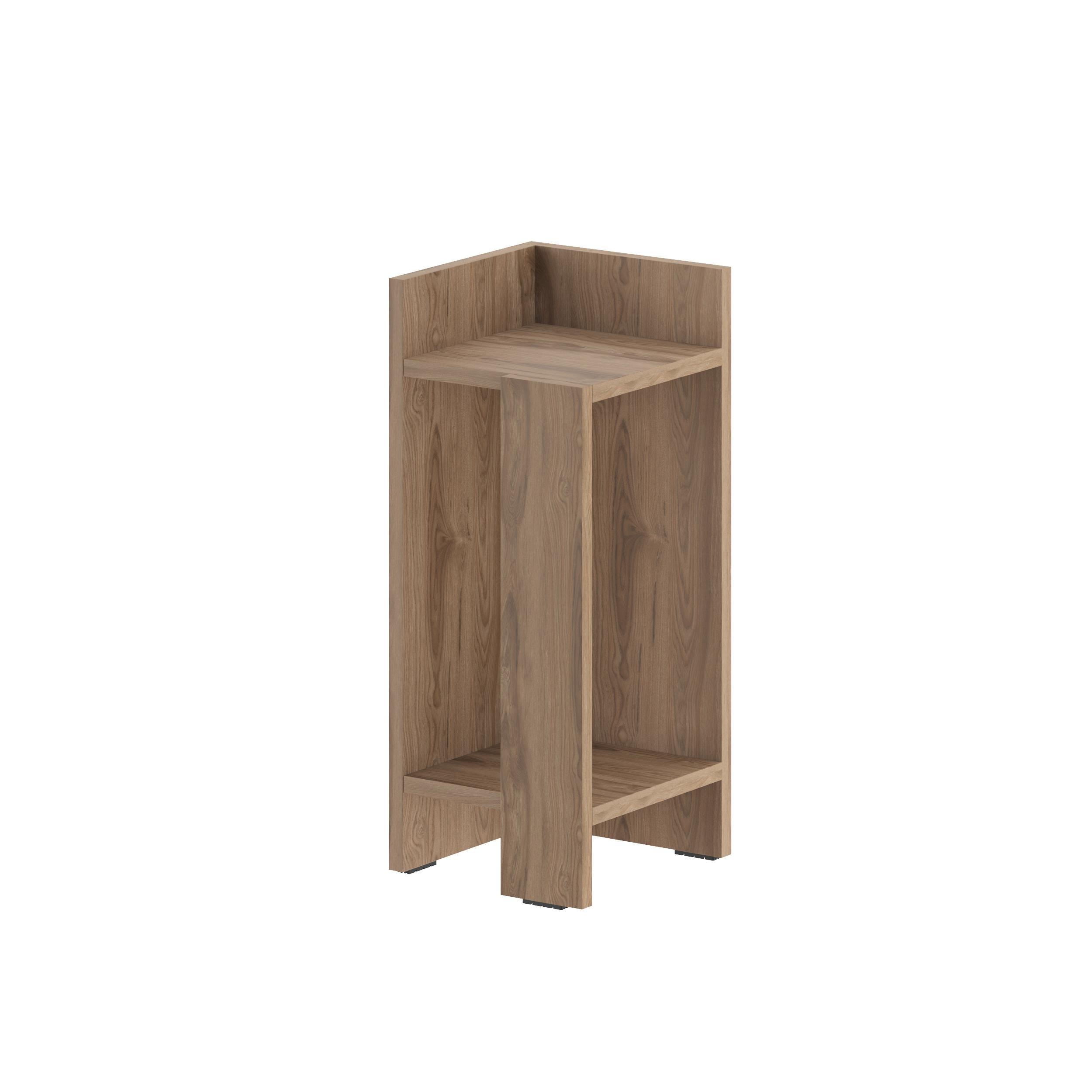 Decortieliving - Elos Modern Bedside Table Left Module 25cm Narrow