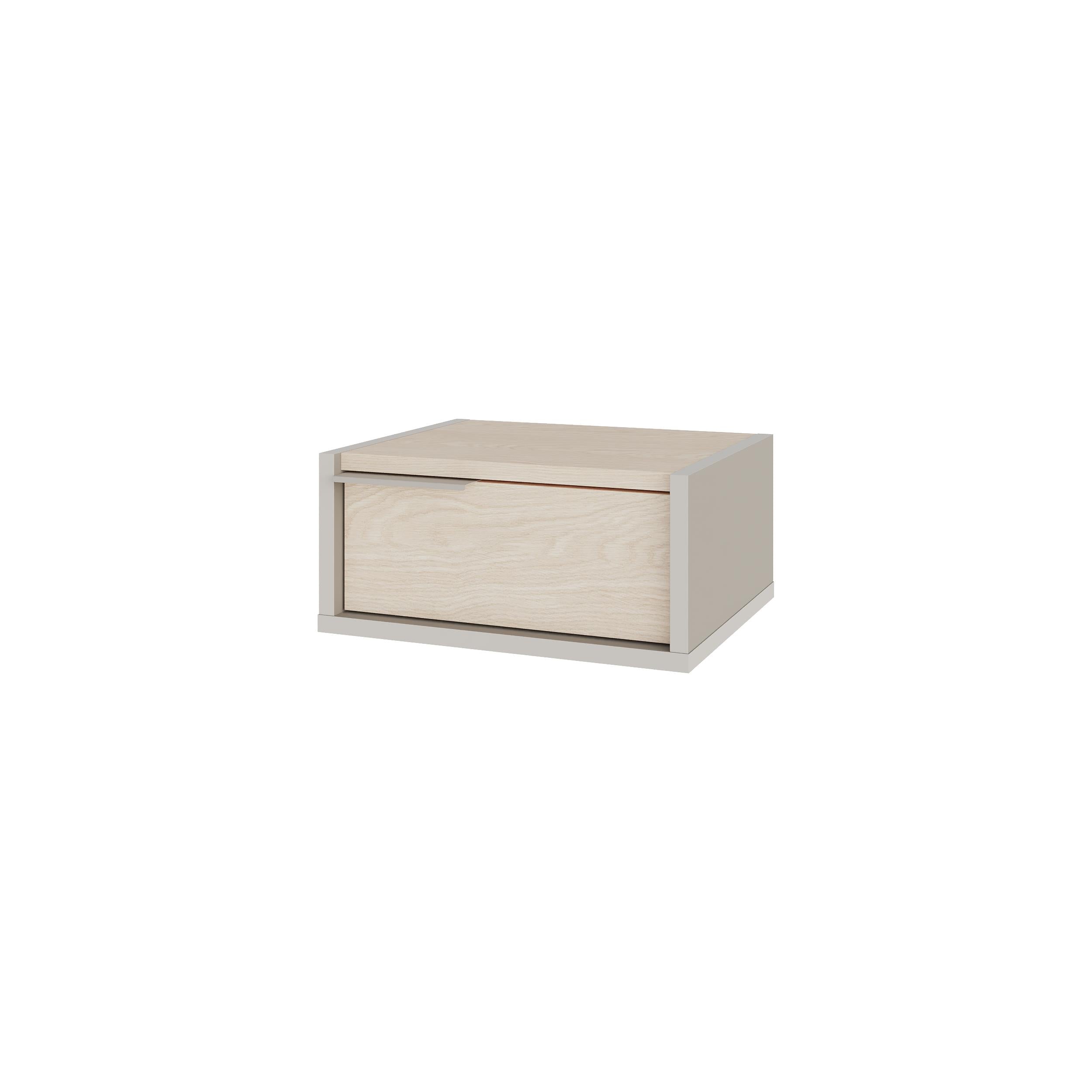 Table de chevet murale Eco – Table de nuit flottante avec tiroir