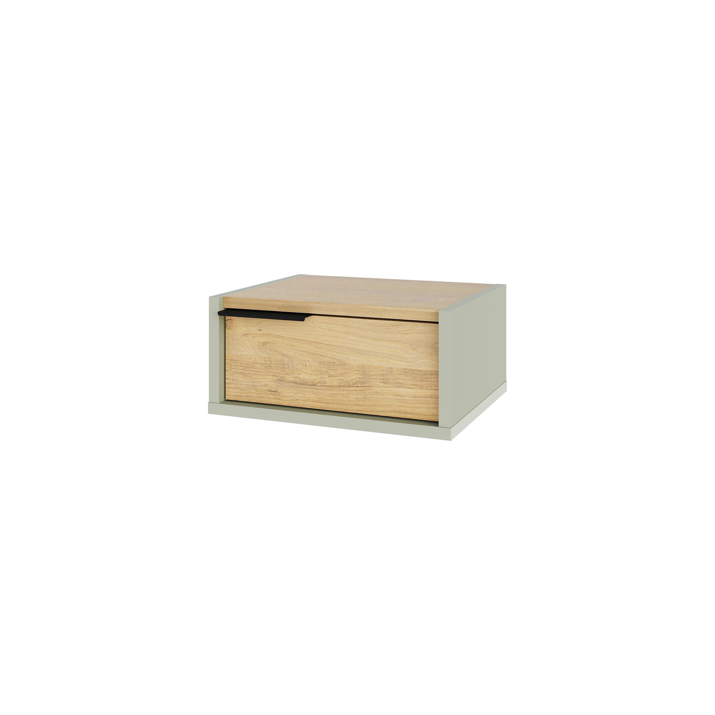 Table de chevet murale Eco – Table de nuit flottante avec tiroir