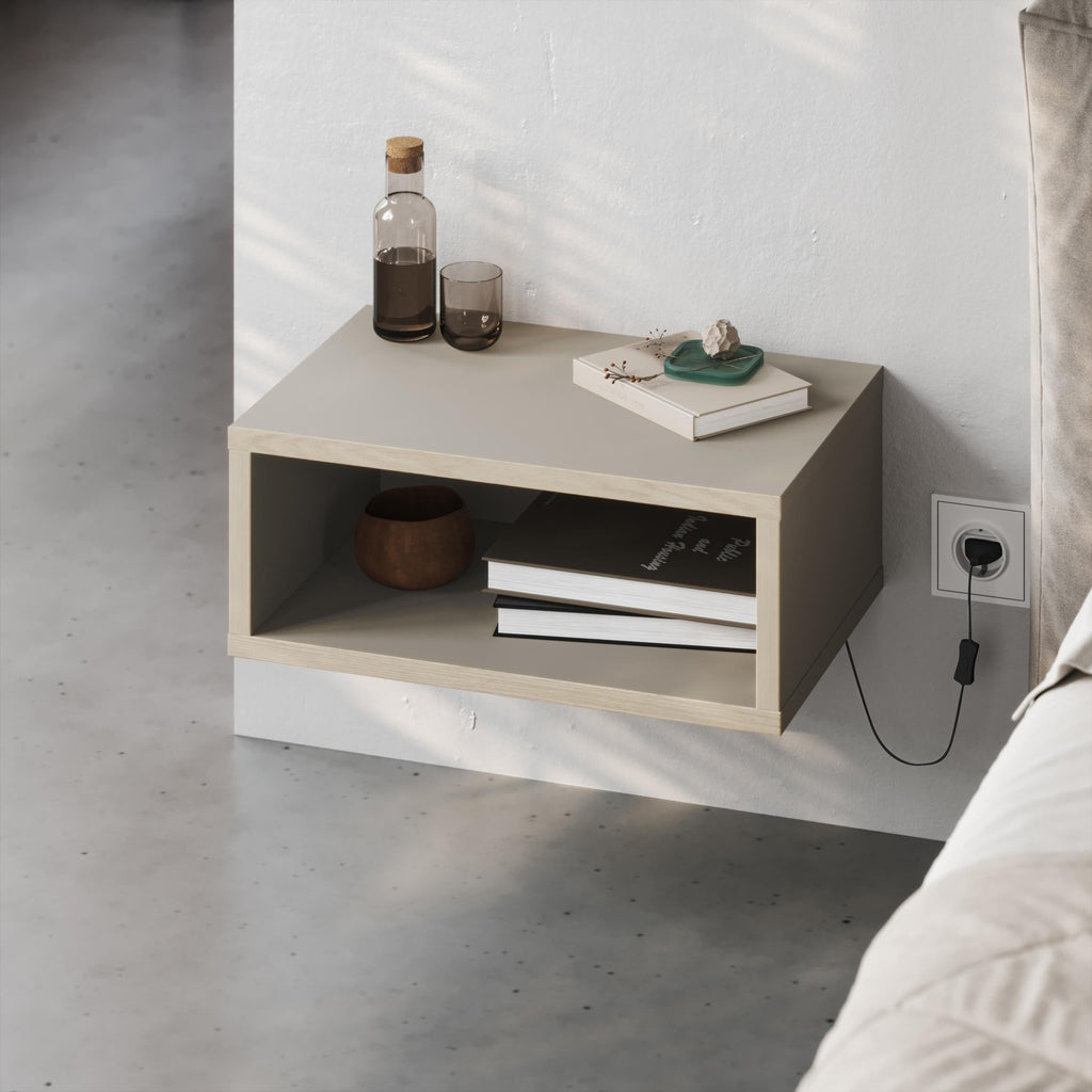 Table de chevet murale Brik – Table de nuit flottante – Design moderne