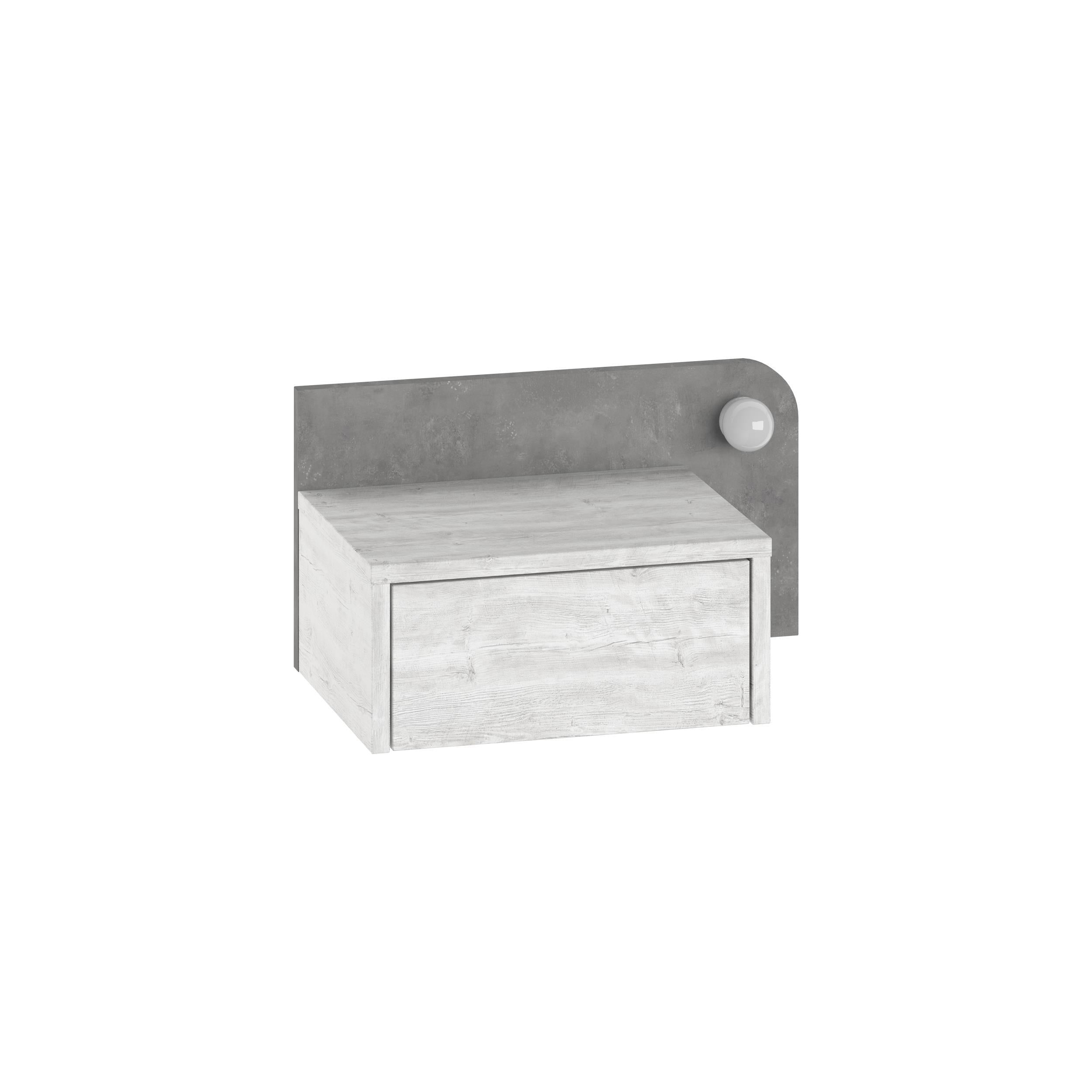 Table de chevet murale Dotta – Table de chevet flottante