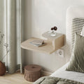 Luno – Étagère de chevet flottante avec liseuse à LED