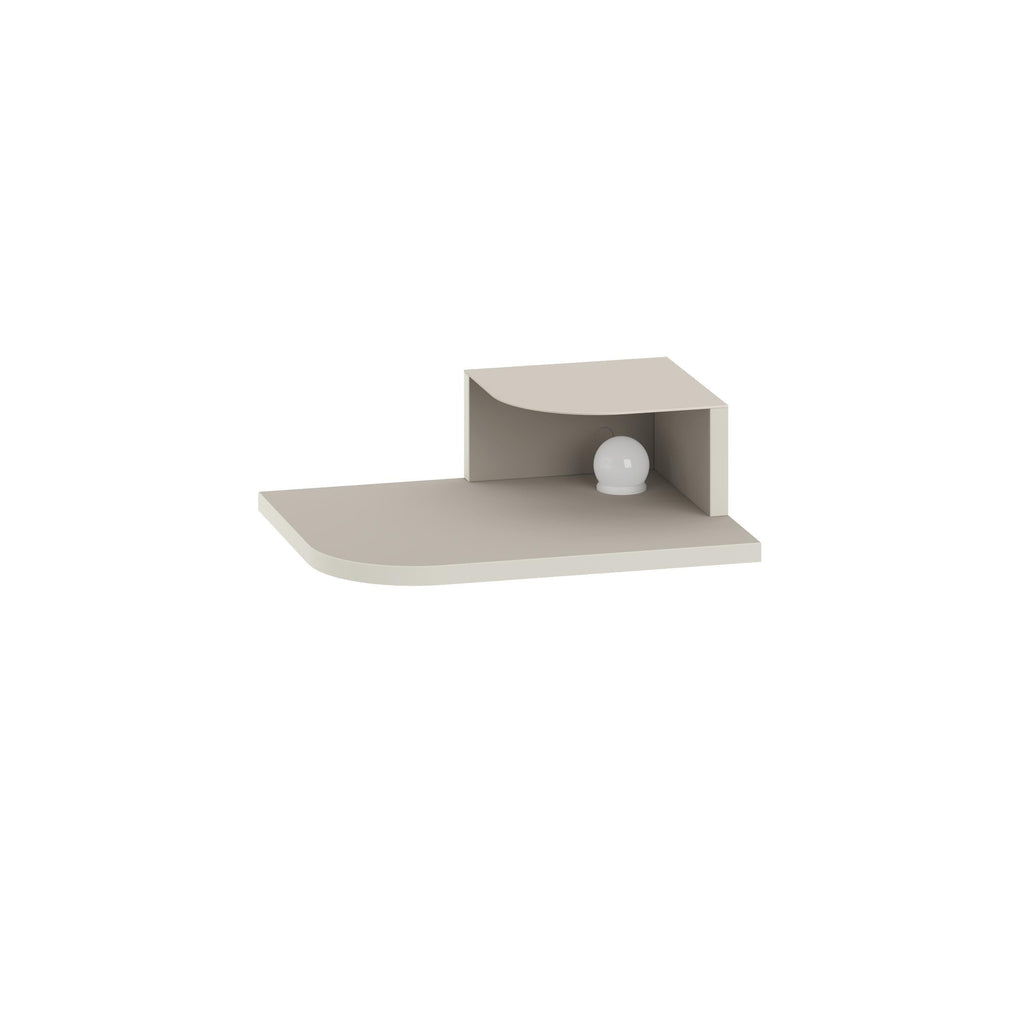 Luno – Étagère de chevet flottante avec liseuse à LED