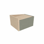 Decortieliving - Diago Floating Bedside Table with Drawer and Top Shelf - Left