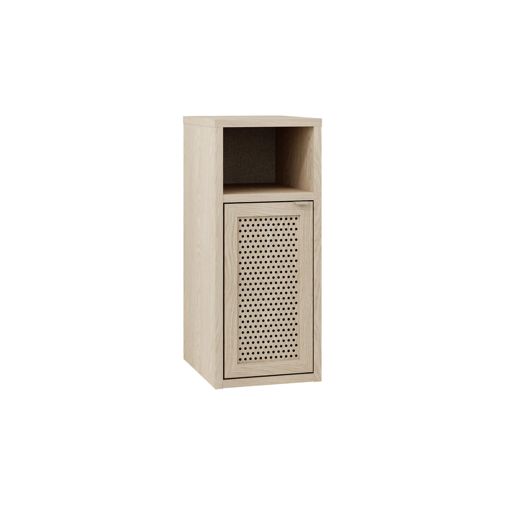 Nouvelle table de chevet Inca avec étagère ouverte et meuble de rangement