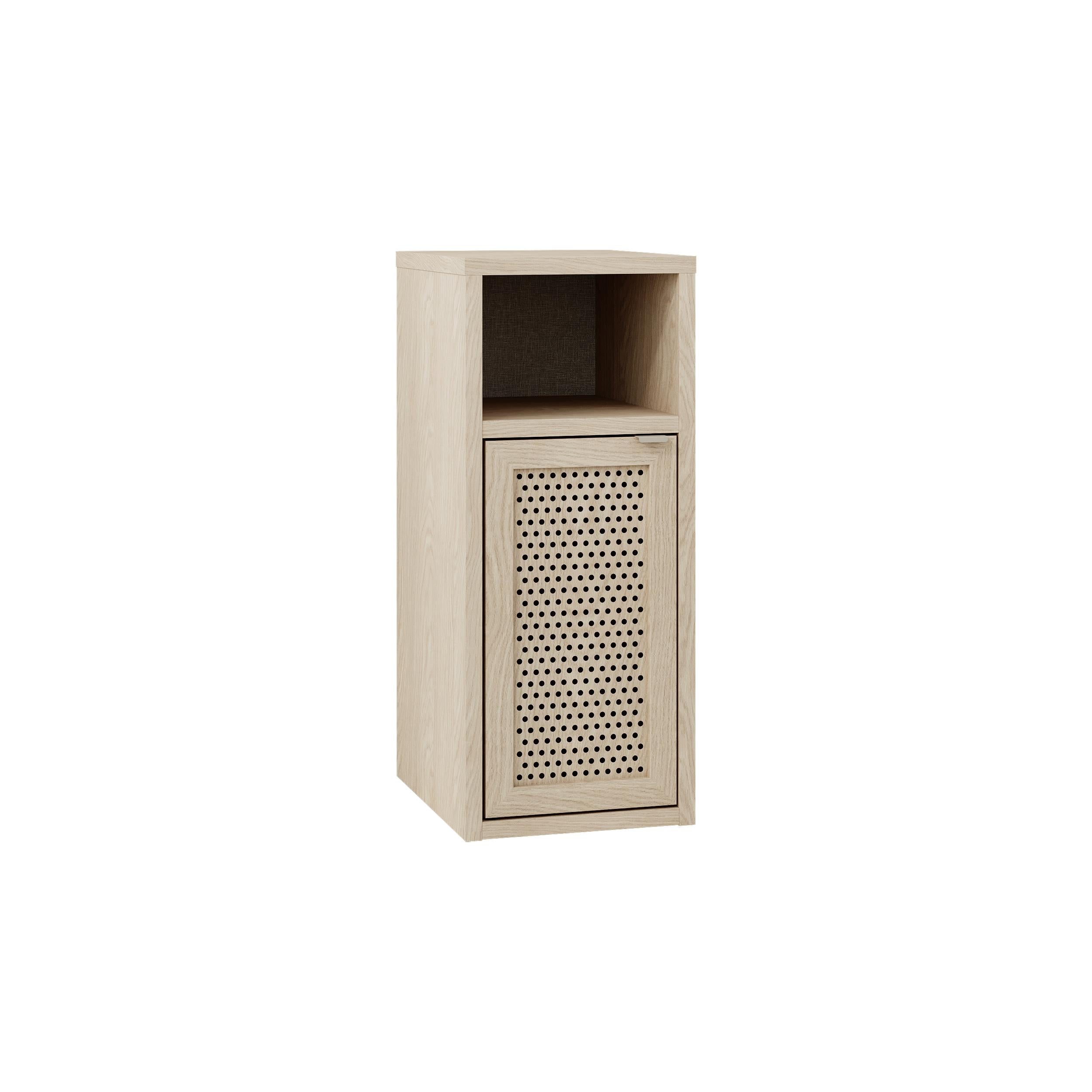 Nouvelle table de chevet Inca avec étagère ouverte et meuble de rangement