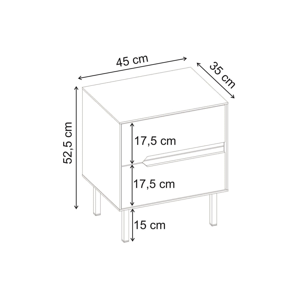 Decortieliving - Arch Modern Bedside Table