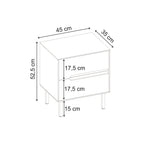 Decortieliving - Arch Modern Bedside Table