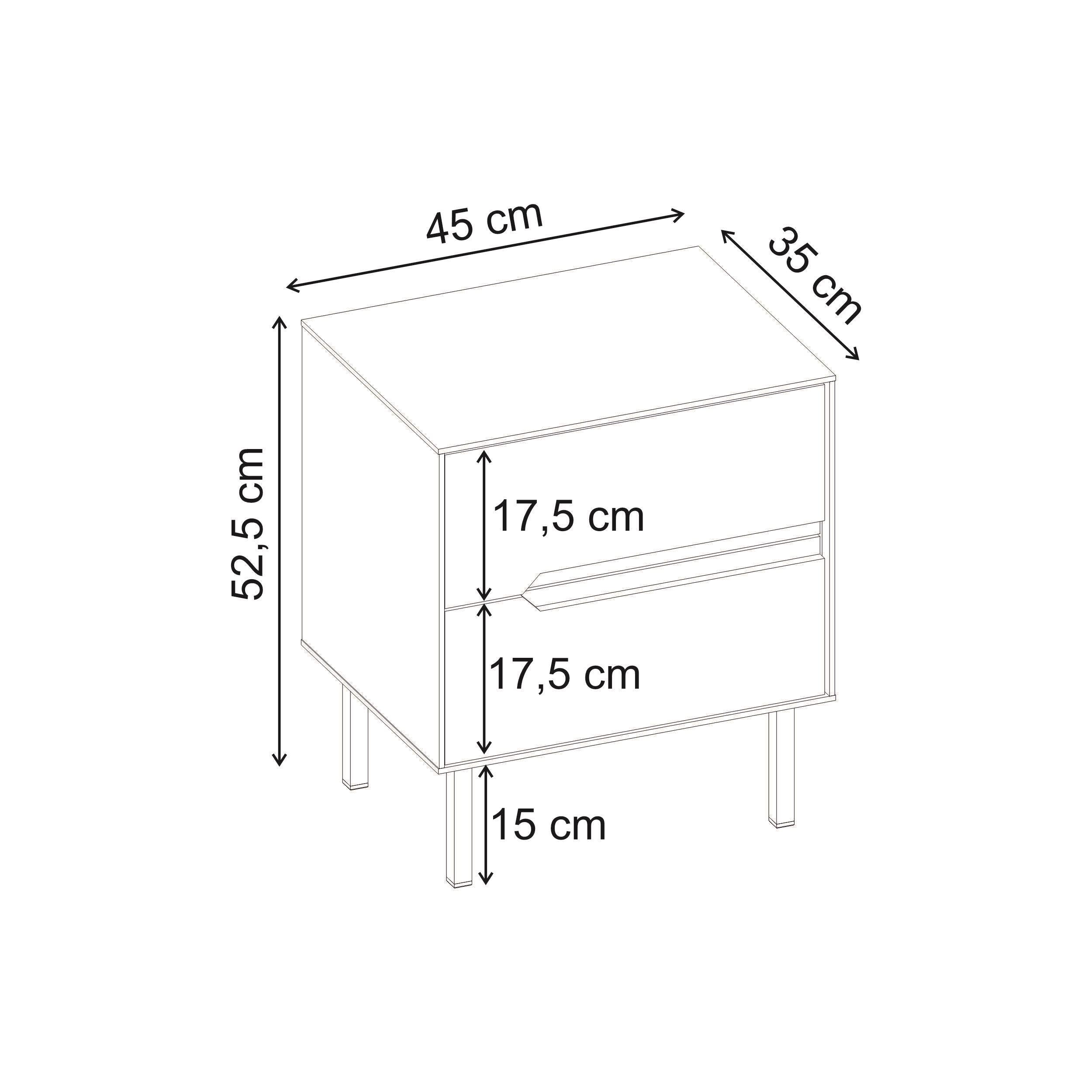 Decortieliving - Arch Modern Bedside Table
