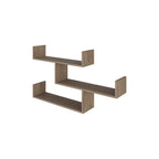 Decortieliving - Tibet Wall Shelf Unit – 119 cm Modern Floating Bookcase