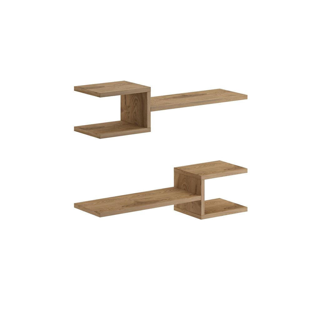 Decortieliving - Fork Modern Floating Shelf Set 18.2cm Short