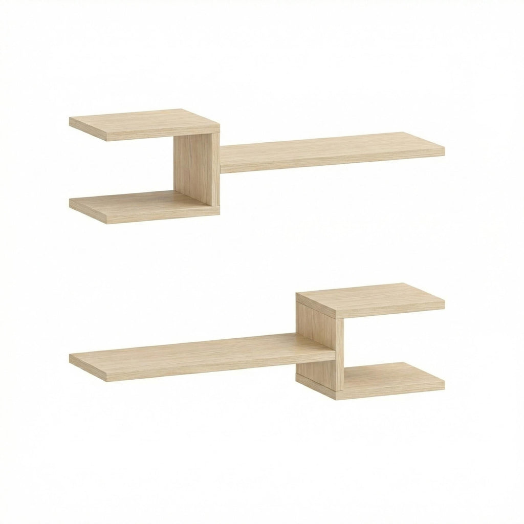 Decortieliving - Fork Modern Floating Shelf Set 18.2cm Short