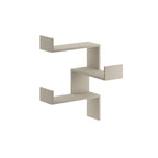 Decortieliving - Luksa Corner Wall Mounted Modern Bookcase Display Unit Medium W 60cm