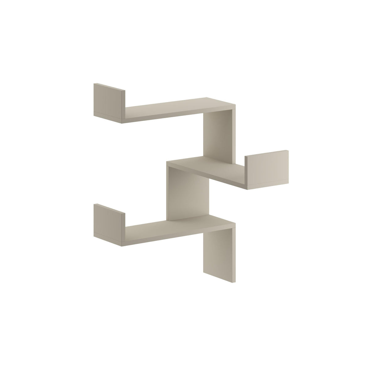 Decortieliving - Luksa Corner Wall Mounted Modern Bookcase Display Unit Medium W 60cm