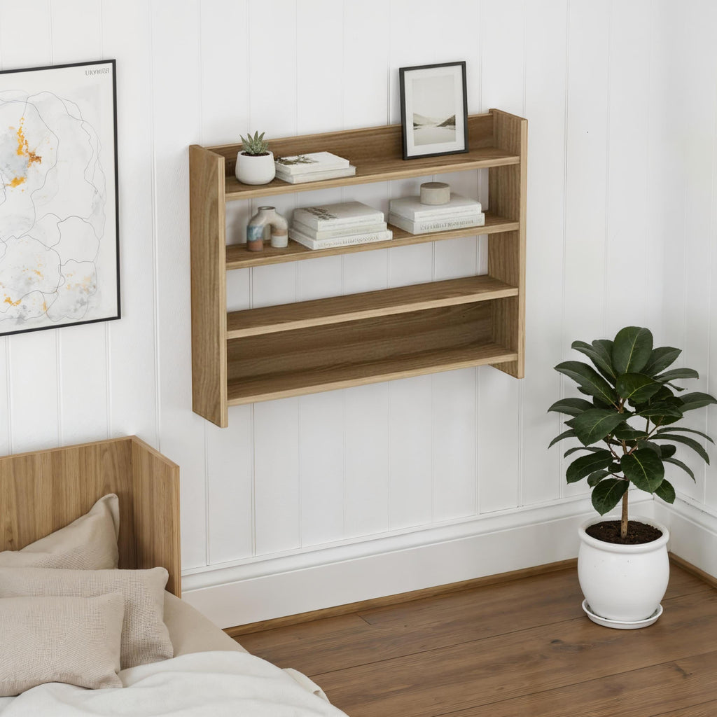 Decortieliving - Lane 4-Tier Wall Shelf 85 x 15 x 66 cm
