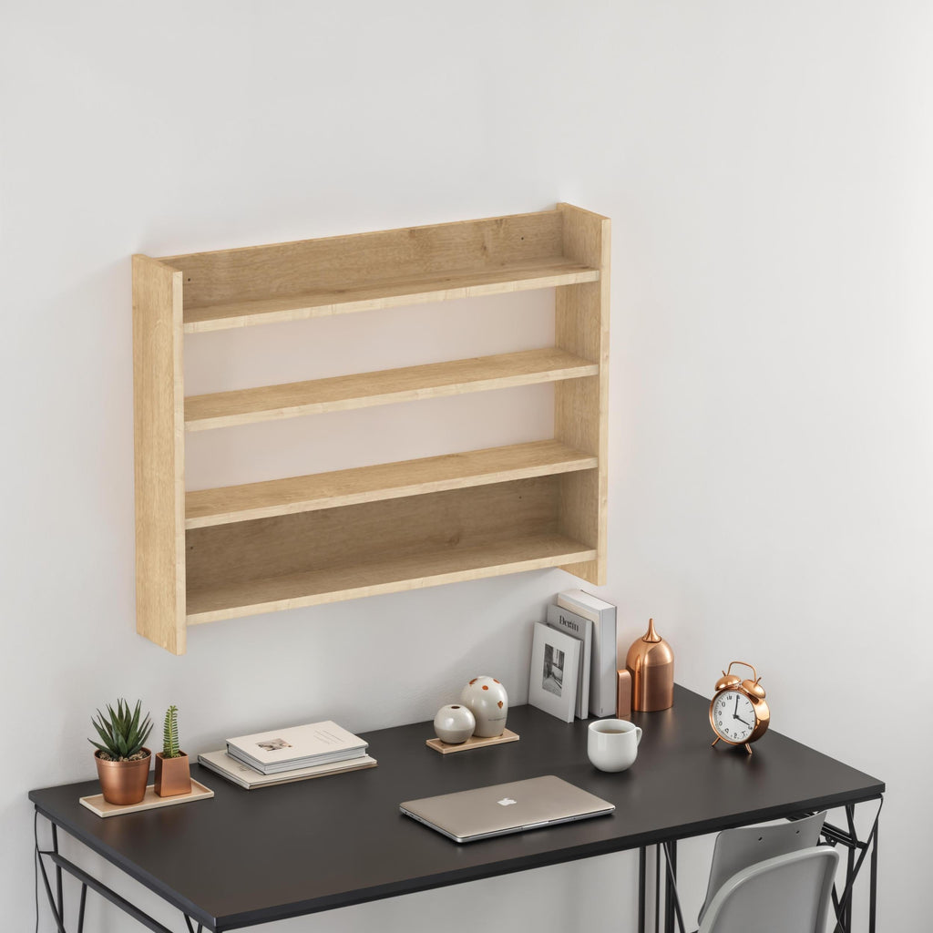 Decortieliving - Lane 4-Tier Wall Shelf 85 x 15 x 66 cm