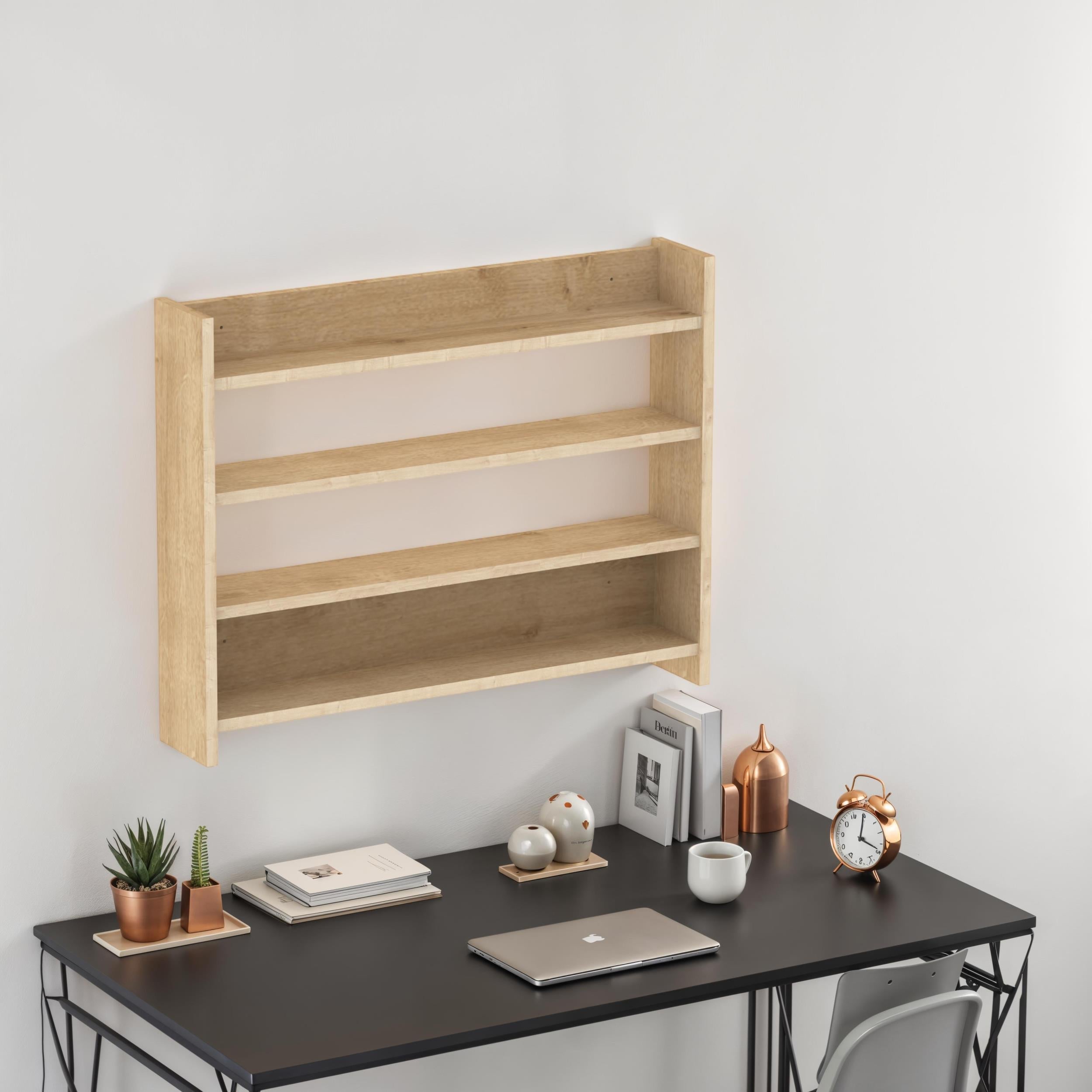 Decortieliving - Lane 4-Tier Wall Shelf 85 x 15 x 66 cm
