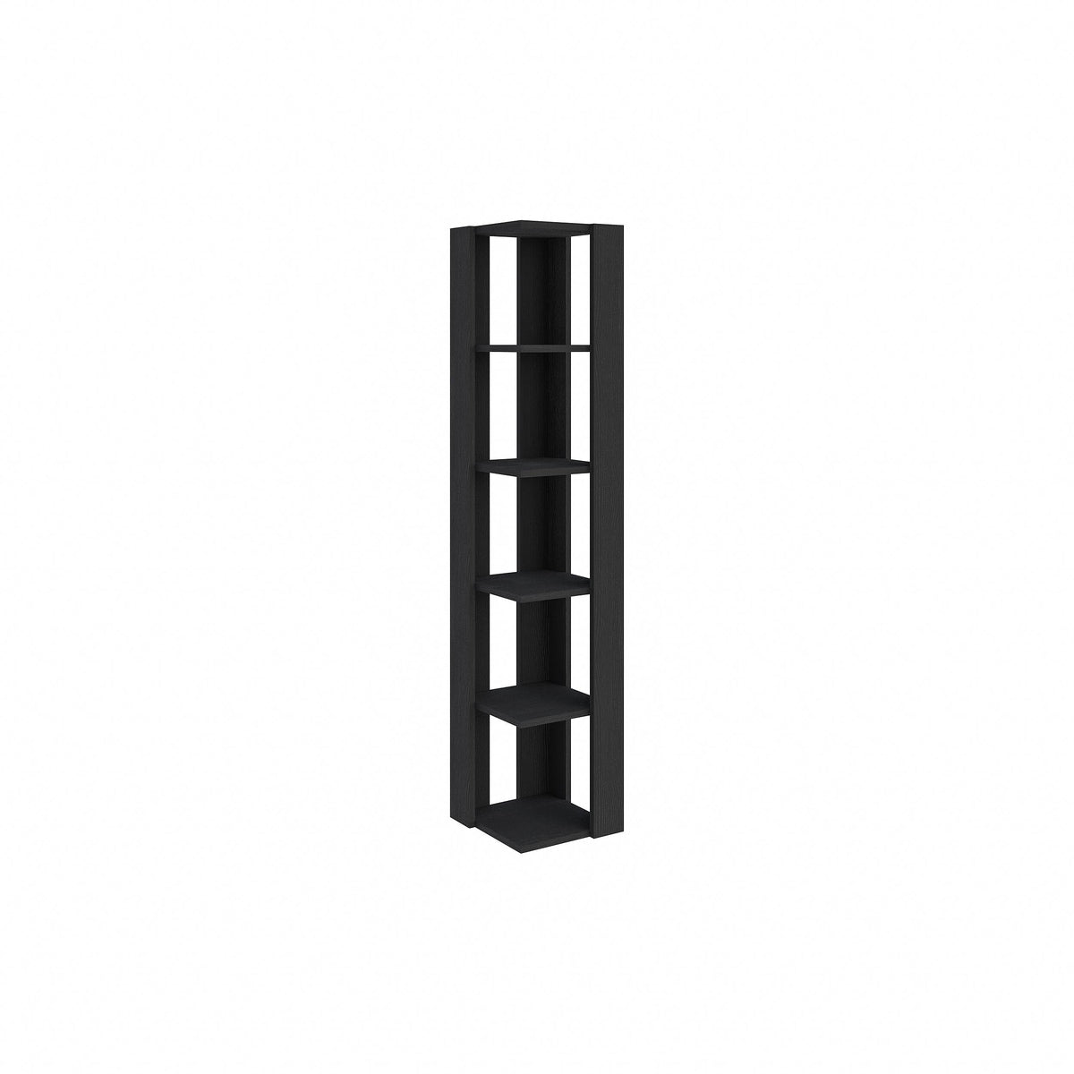 Decortieliving - Nati Modern Corner Bookcase Display Unit Tall 161cm