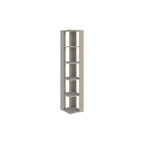 Decortieliving - Nati Modern Corner Bookcase Display Unit Tall 161cm
