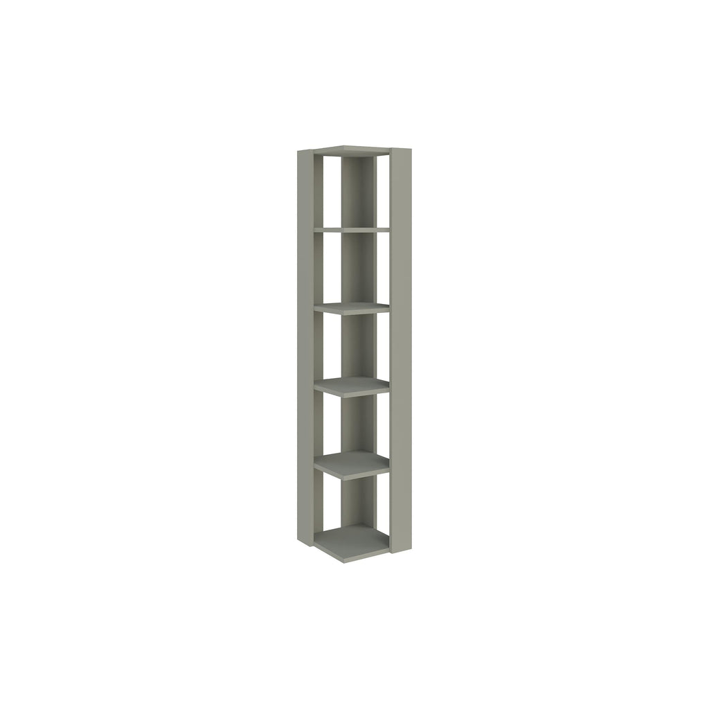 Decortieliving - Nati Modern Corner Bookcase Display Unit Tall 161cm