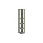 Decortieliving - Nati Modern Corner Bookcase Display Unit Tall 161cm