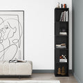Decortieliving - Piano Modern Corner Bookcase Display Unit Tall 158.9cm