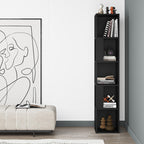 Decortieliving - Piano Modern Corner Bookcase Display Unit Tall 158.9cm