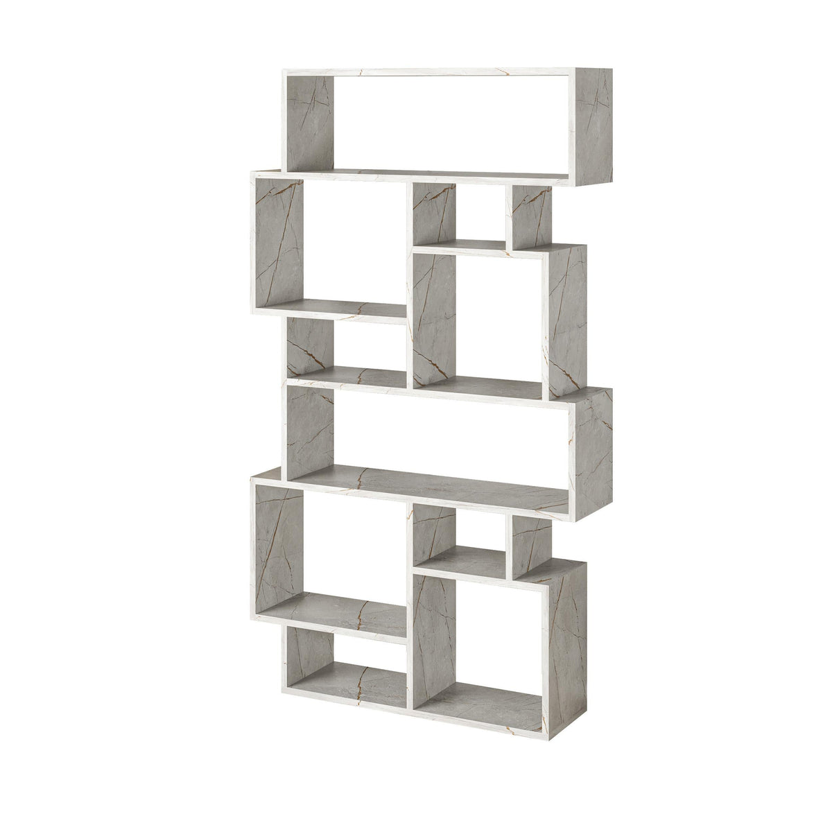 Decortieliving - Karmato Modern Bookcase Display Unit Tall 168.5cm