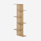 Decortieliving - Saso 5-tier Corner Bookcase 141 cm