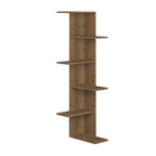 Decortieliving - Saso 5-tier Corner Bookcase 141 cm