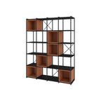 Decortieliving - Vale Maxi Industrial Bookcase Set 39 x 140 x 179 cm