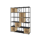 Decortieliving - Vale Maxi Industrial Bookcase Set 39 x 140 x 179 cm