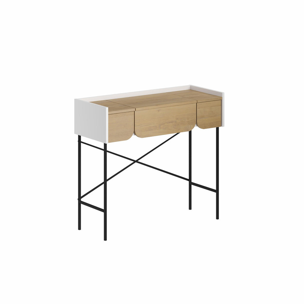 Coiffeuse Terra avec miroir et 2 tiroirs