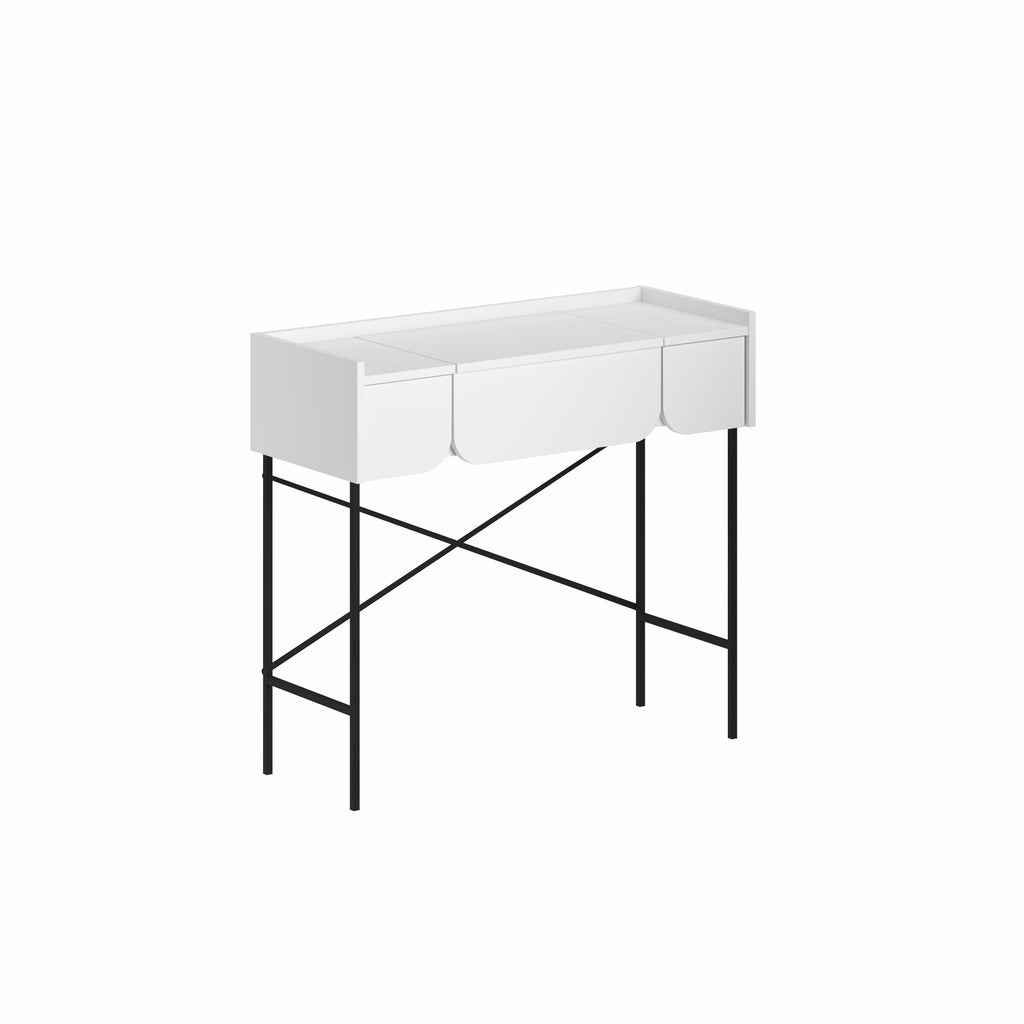Coiffeuse Terra avec miroir et 2 tiroirs