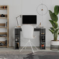 Bureau d'étude Colmar – 106 cm – Bureau moderne avec étagères de rangement