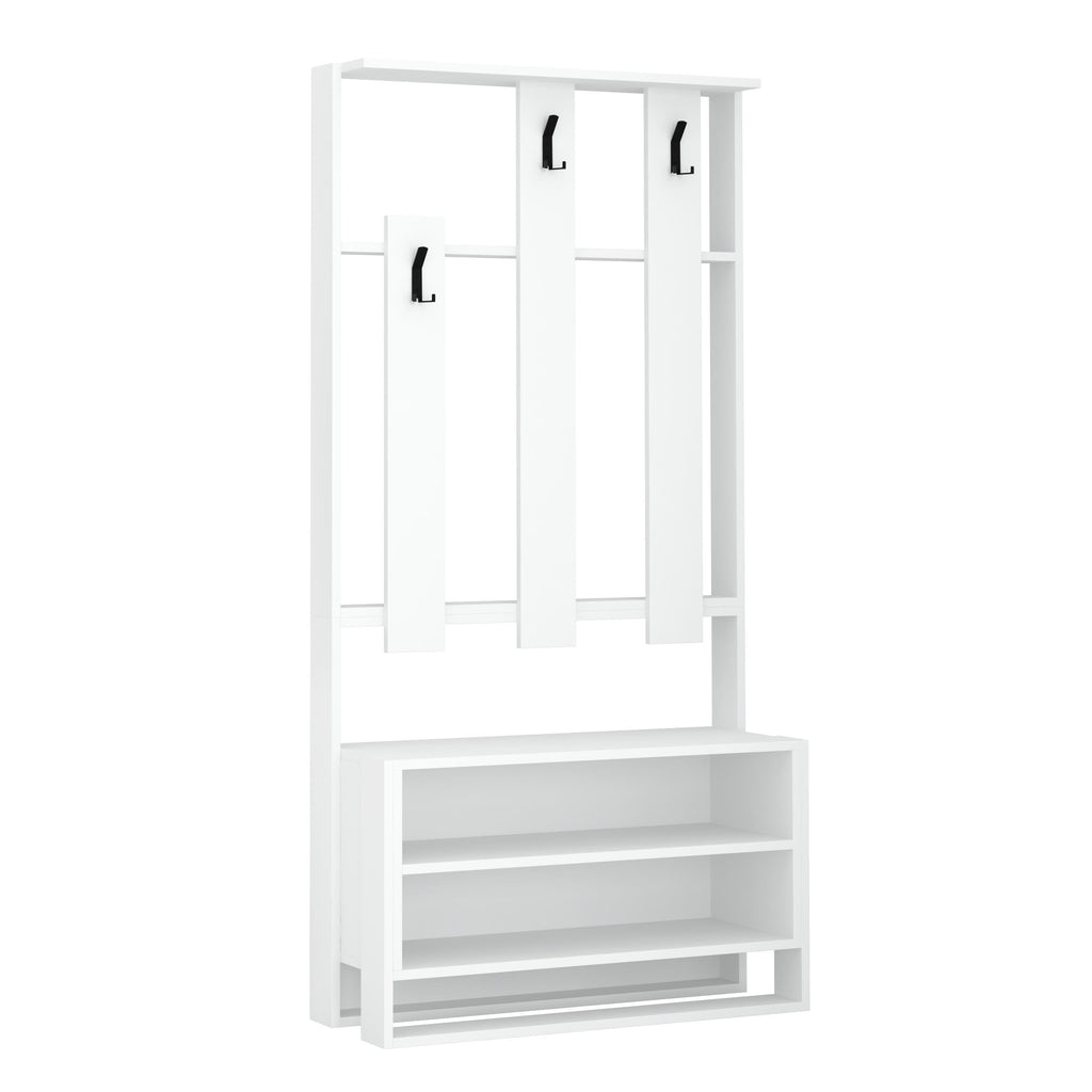 Decortieliving - Chester Hall Stand Shoe Rack Multipurpose Hanger